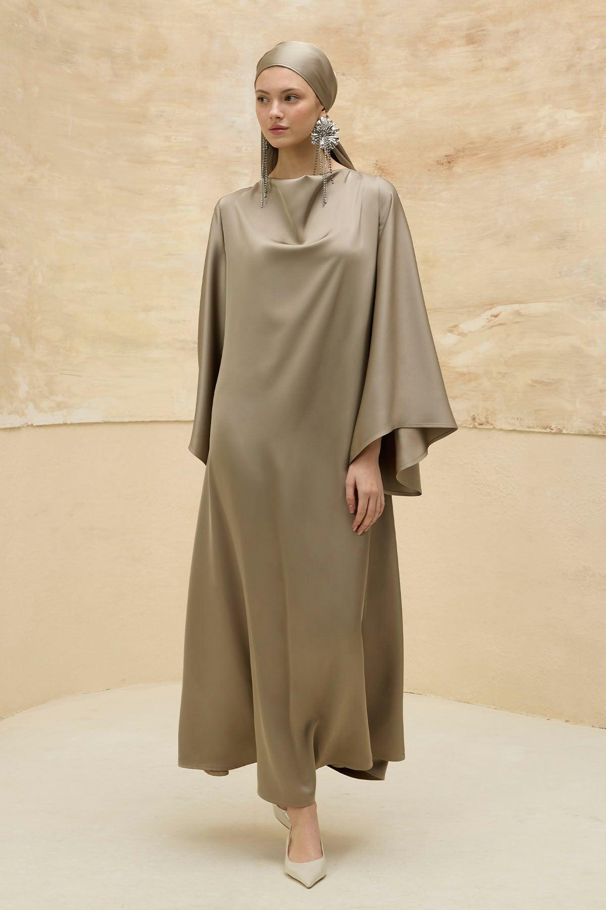 Reversible Satin Mink Dress