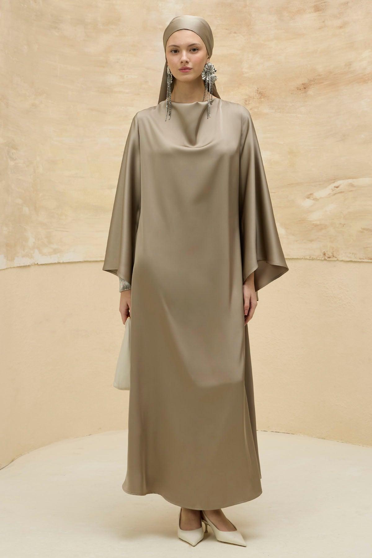 Reversible Satin Mink Dress