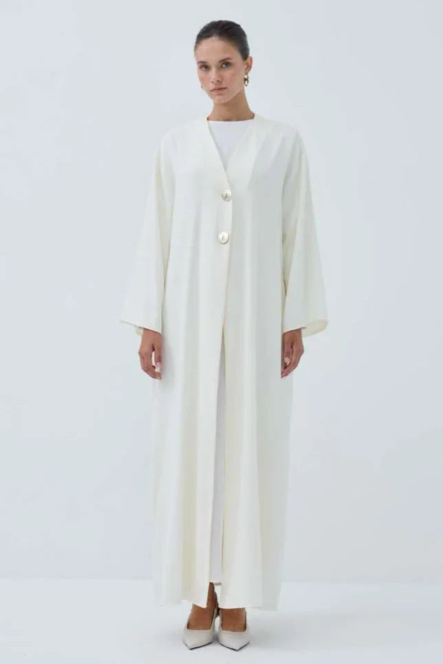 İki Düğmeli Abaya