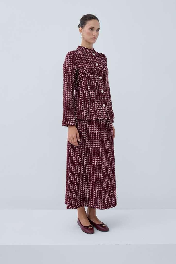 Simli Nervürlü Takım - VIADEL Atelier