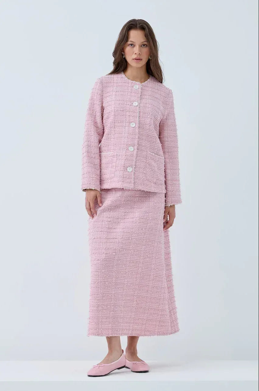 İnci Detaylı Etek Takım - VIADEL Atelier