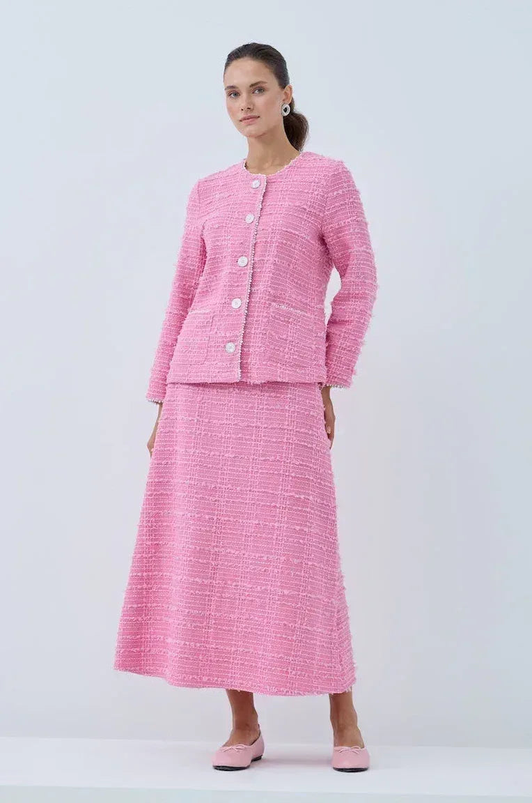 İnci Detaylı Etek Takım - VIADEL Atelier