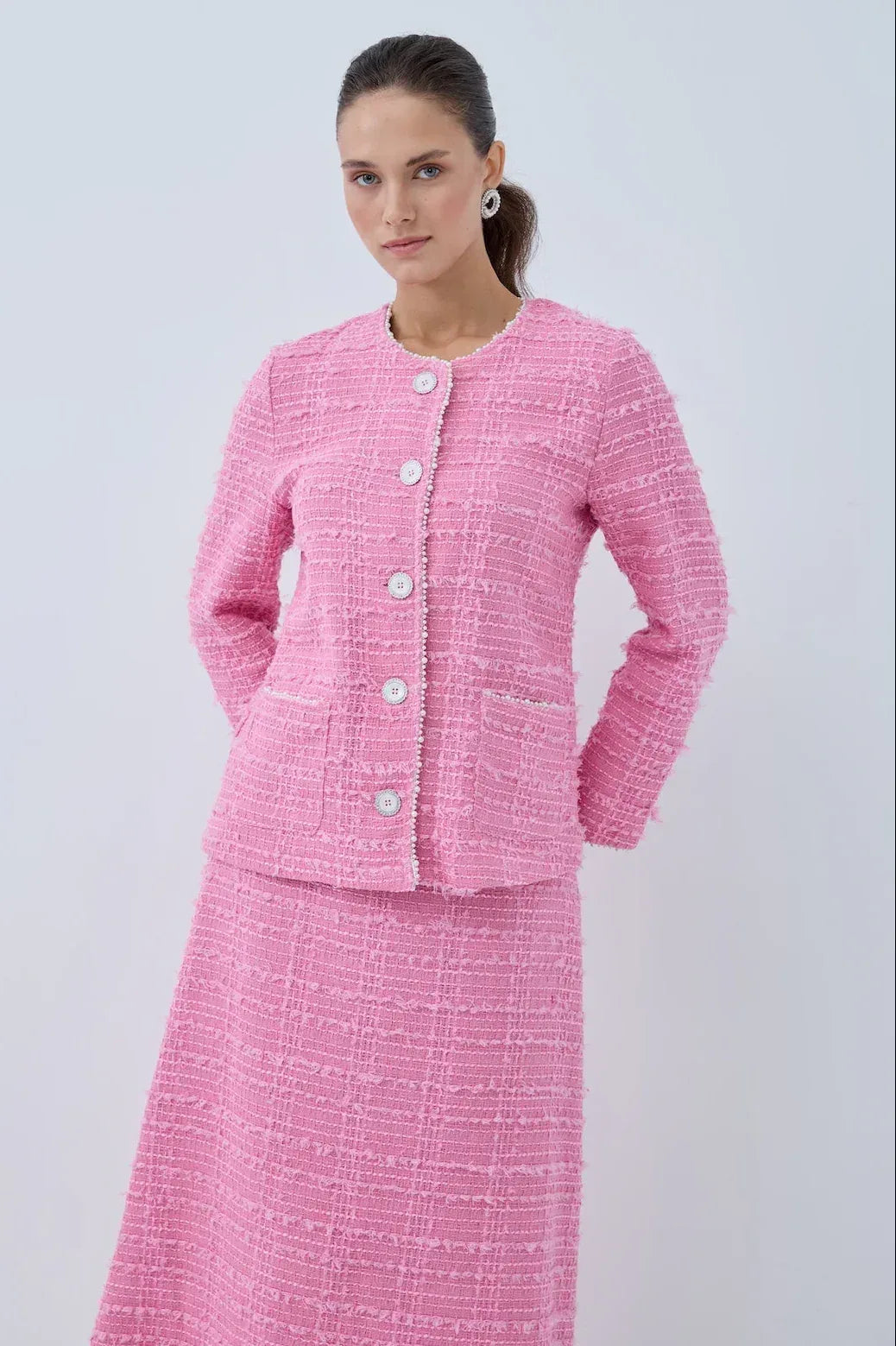 İnci Detaylı Etek Takım - VIADEL Atelier