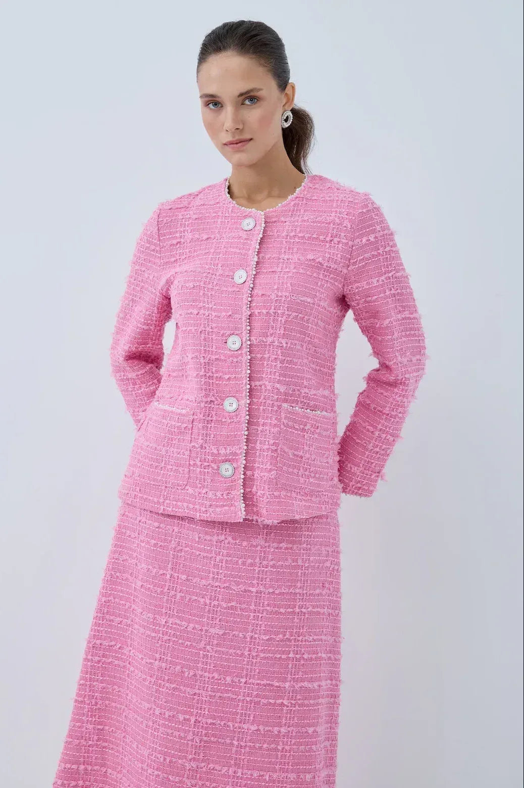 İnci Detaylı Etek Takım - VIADEL Atelier