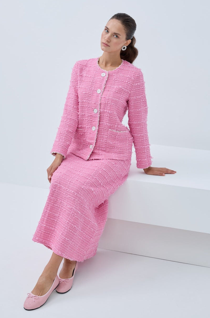 İnci Detaylı Etek Takım