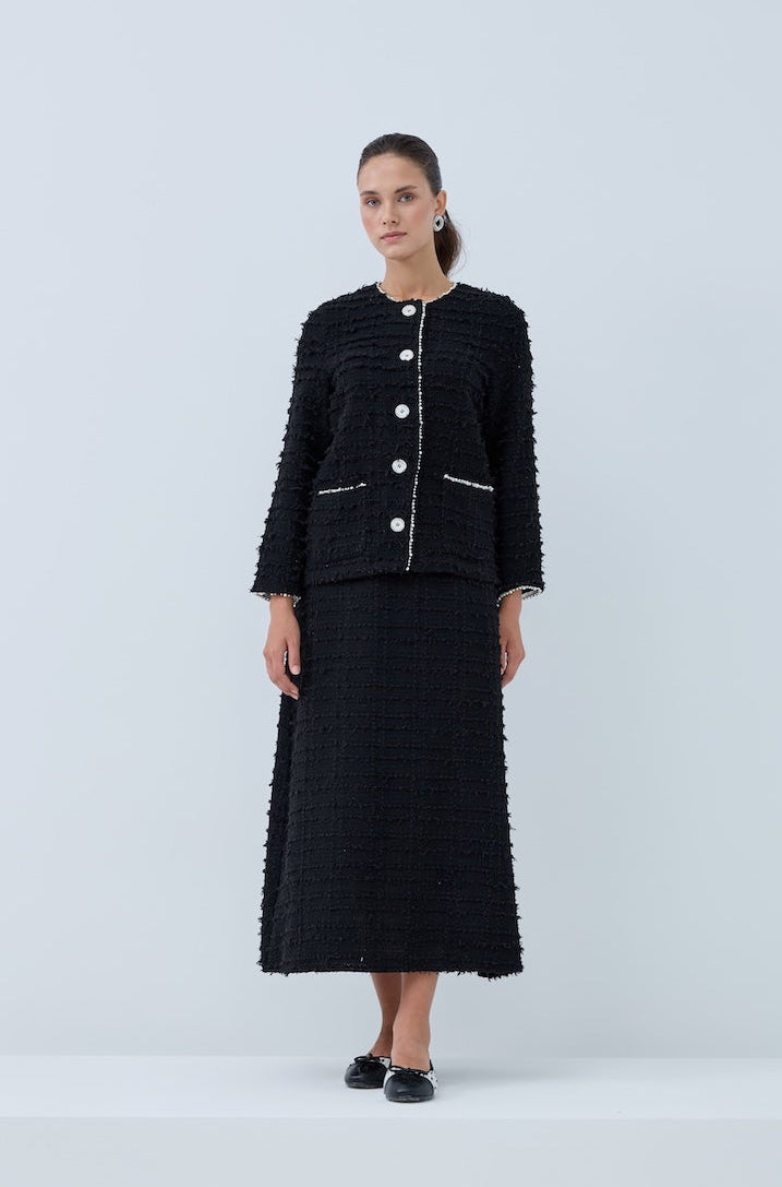 İnci Detaylı Etek Takım