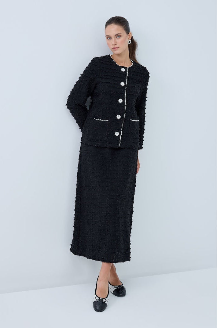 İnci Detaylı Etek Takım