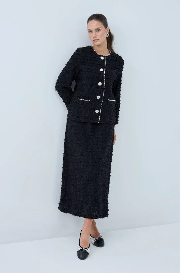 İnci Detaylı Etek Takım - VIADEL Atelier