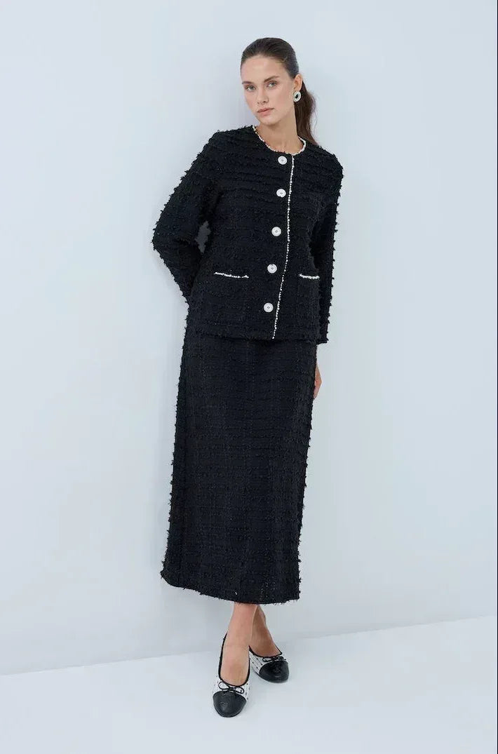 İnci Detaylı Etek Takım - VIADEL Atelier