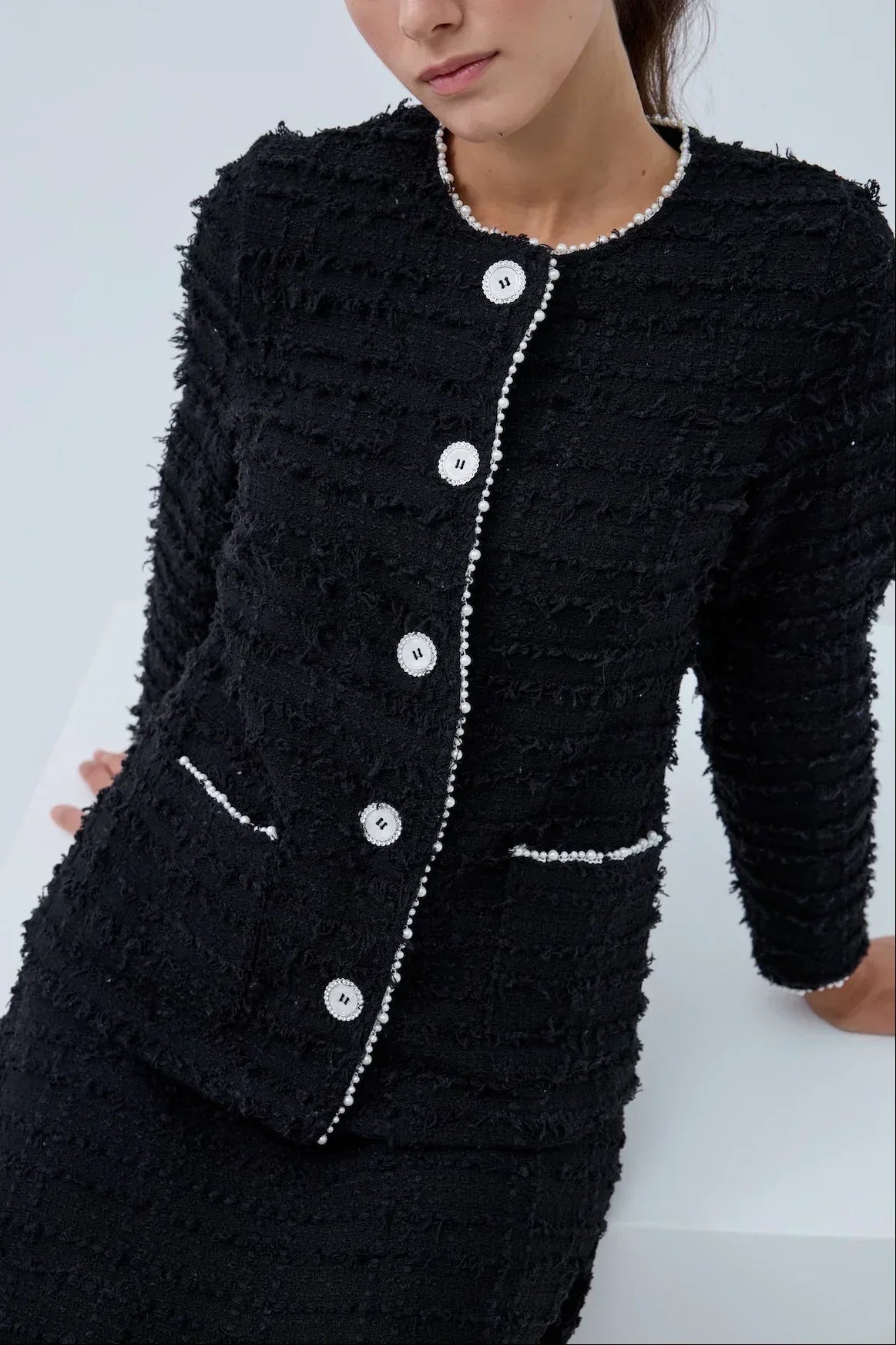 İnci Detaylı Etek Takım - VIADEL Atelier