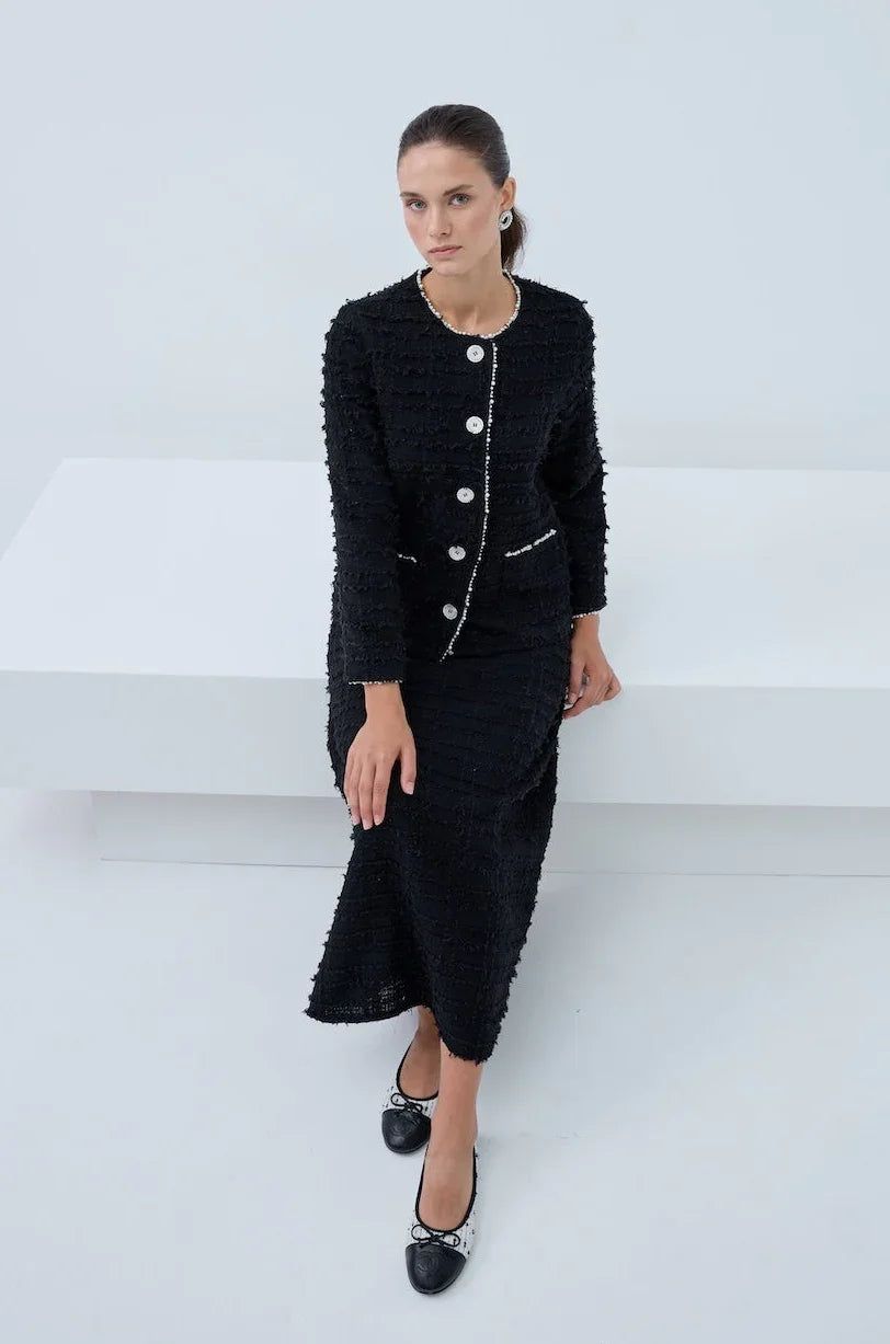 İnci Detaylı Etek Takım