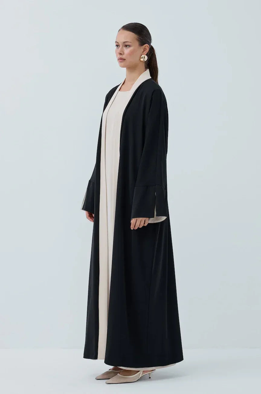 Kol Yırtmaçlı Abaya Takım - VIADEL Atelier