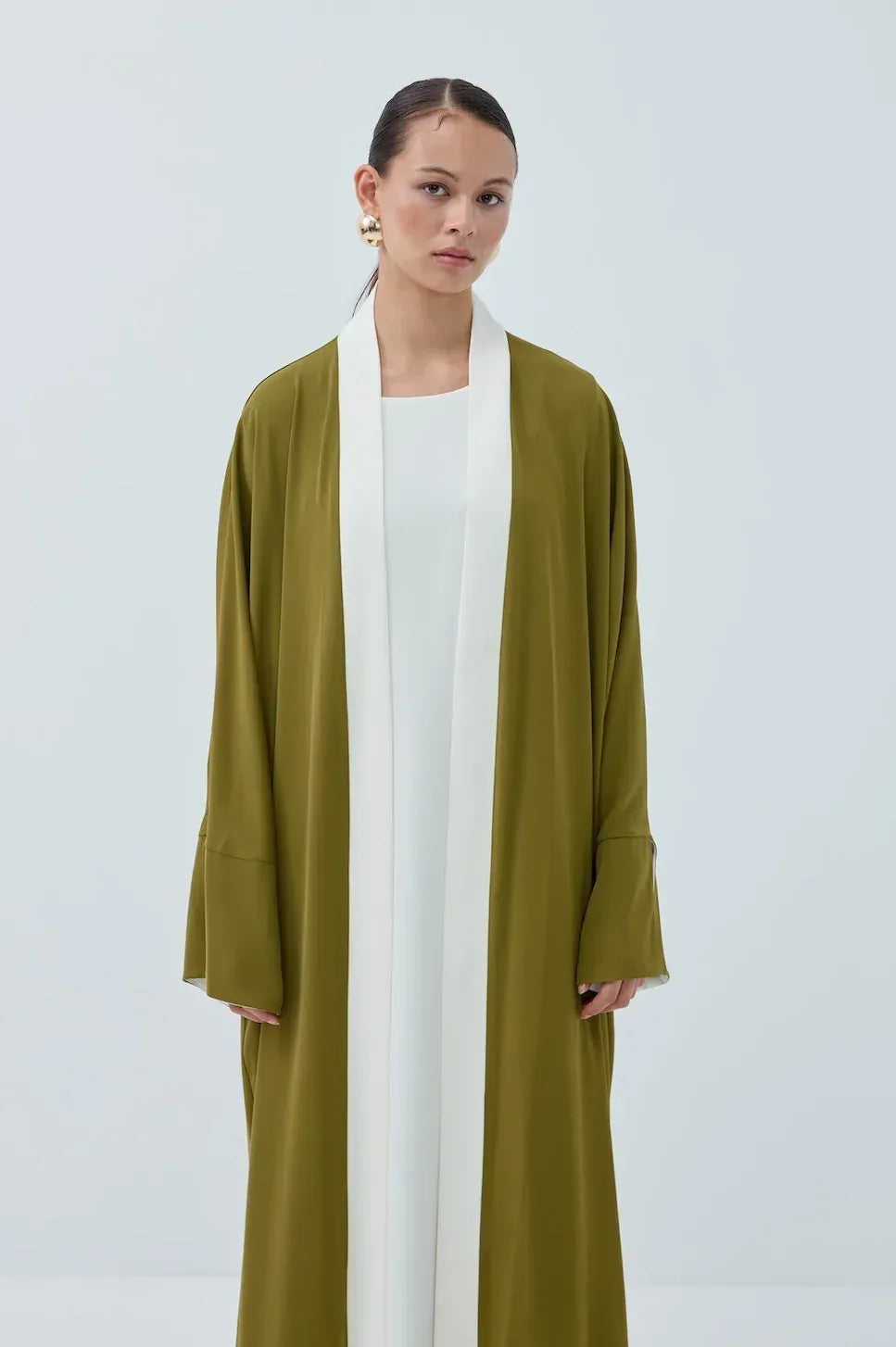 Kol Yırtmaçlı Abaya Takım - VIADEL Atelier