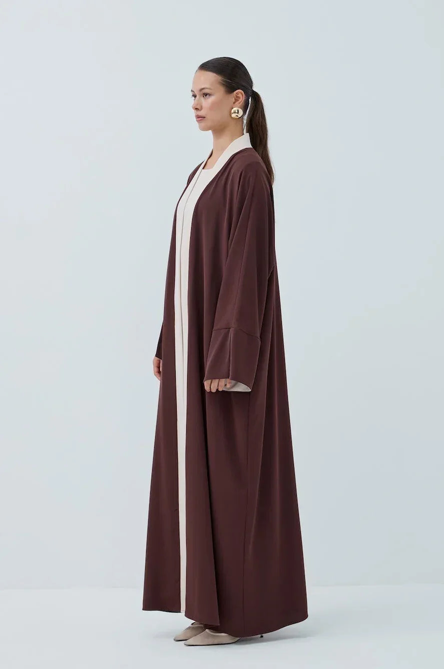 Kol Yırtmaçlı Abaya Takım - VIADEL Atelier