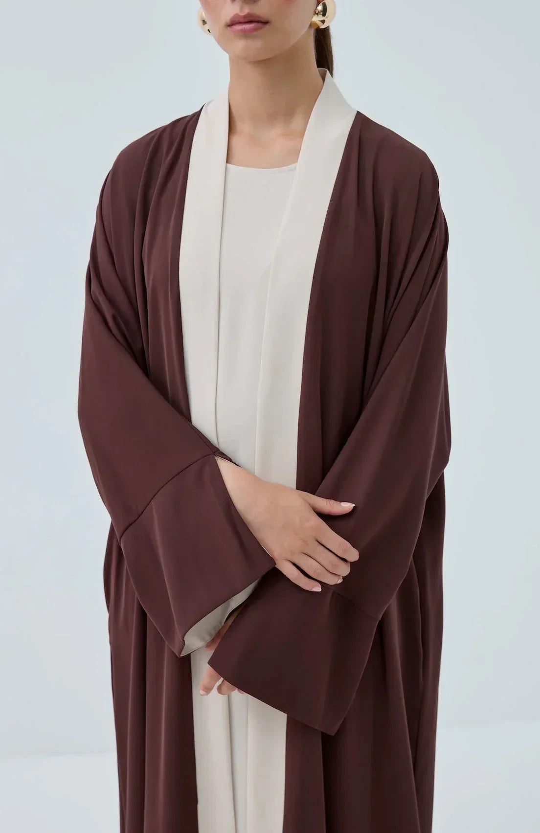 Kol Yırtmaçlı Abaya Takım - VIADEL Atelier