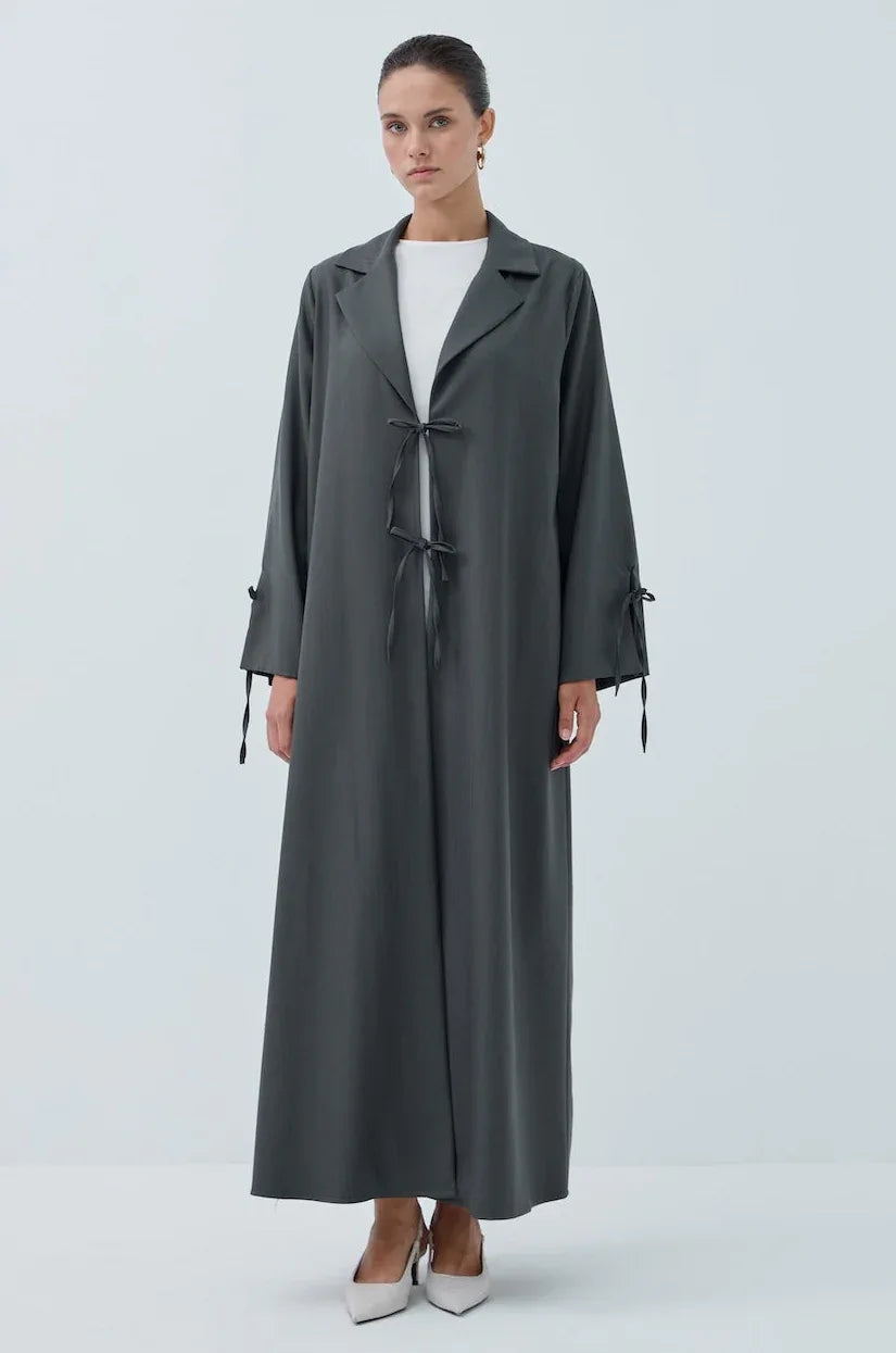 Ön Bağlamalı Abaya - VIADEL Atelier