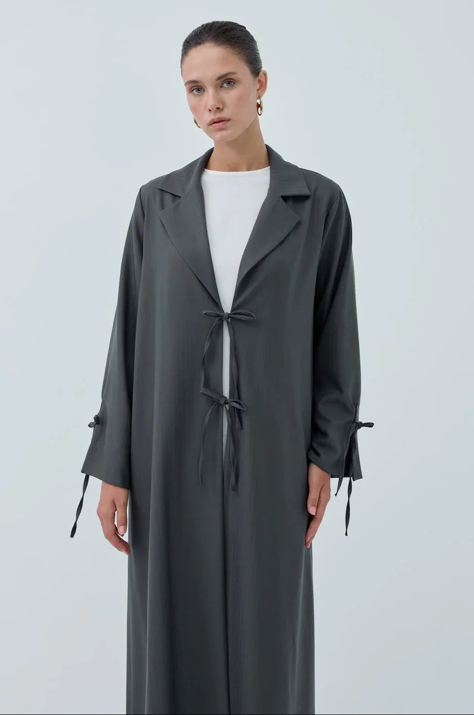 Ön Bağlamalı Abaya - VIADEL Atelier