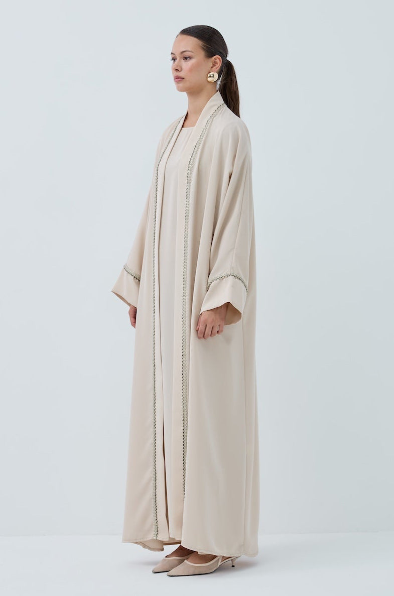 Taş Şeritli Nida Abaya Takım