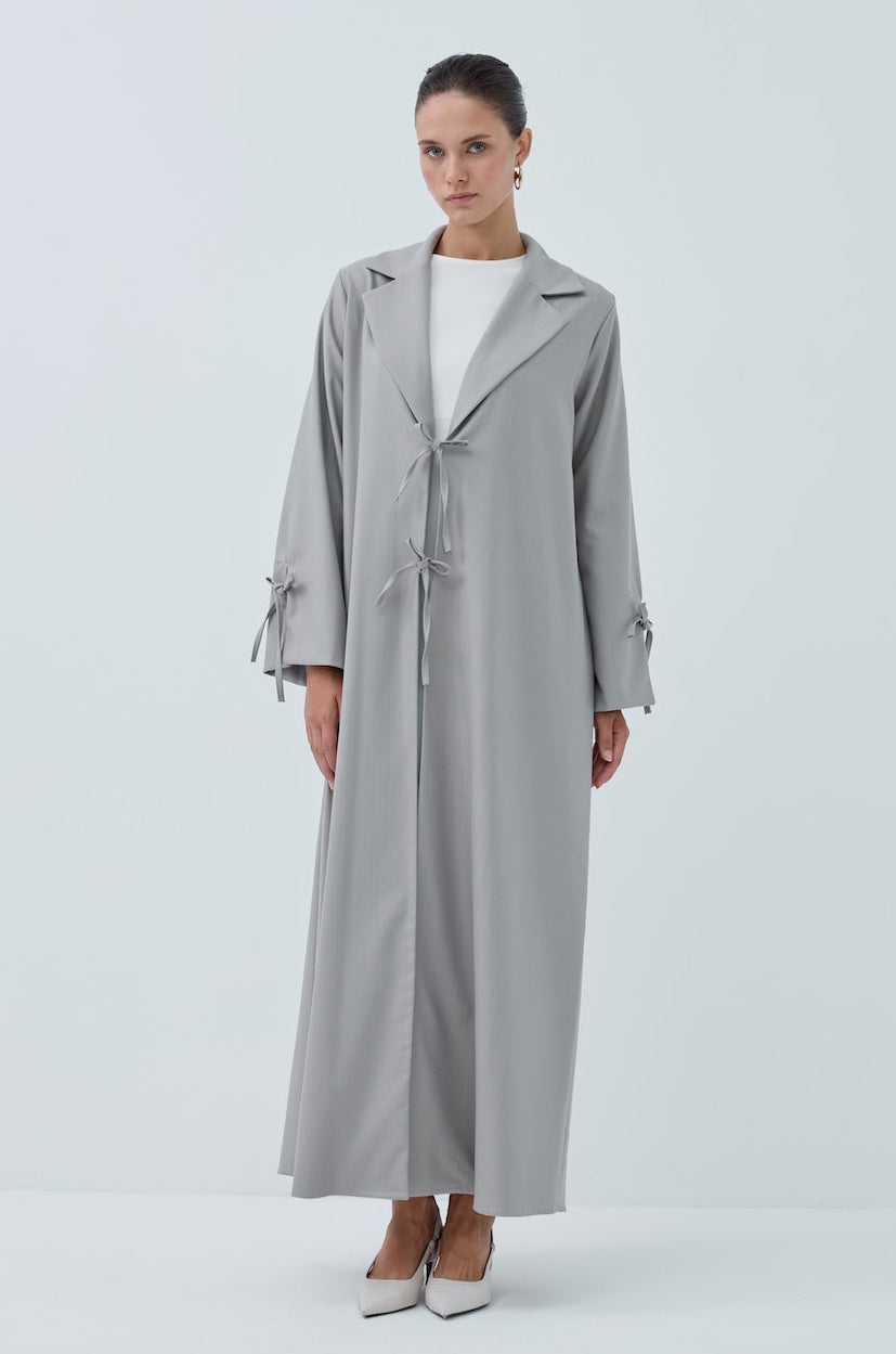 Ön Bağlamalı Abaya