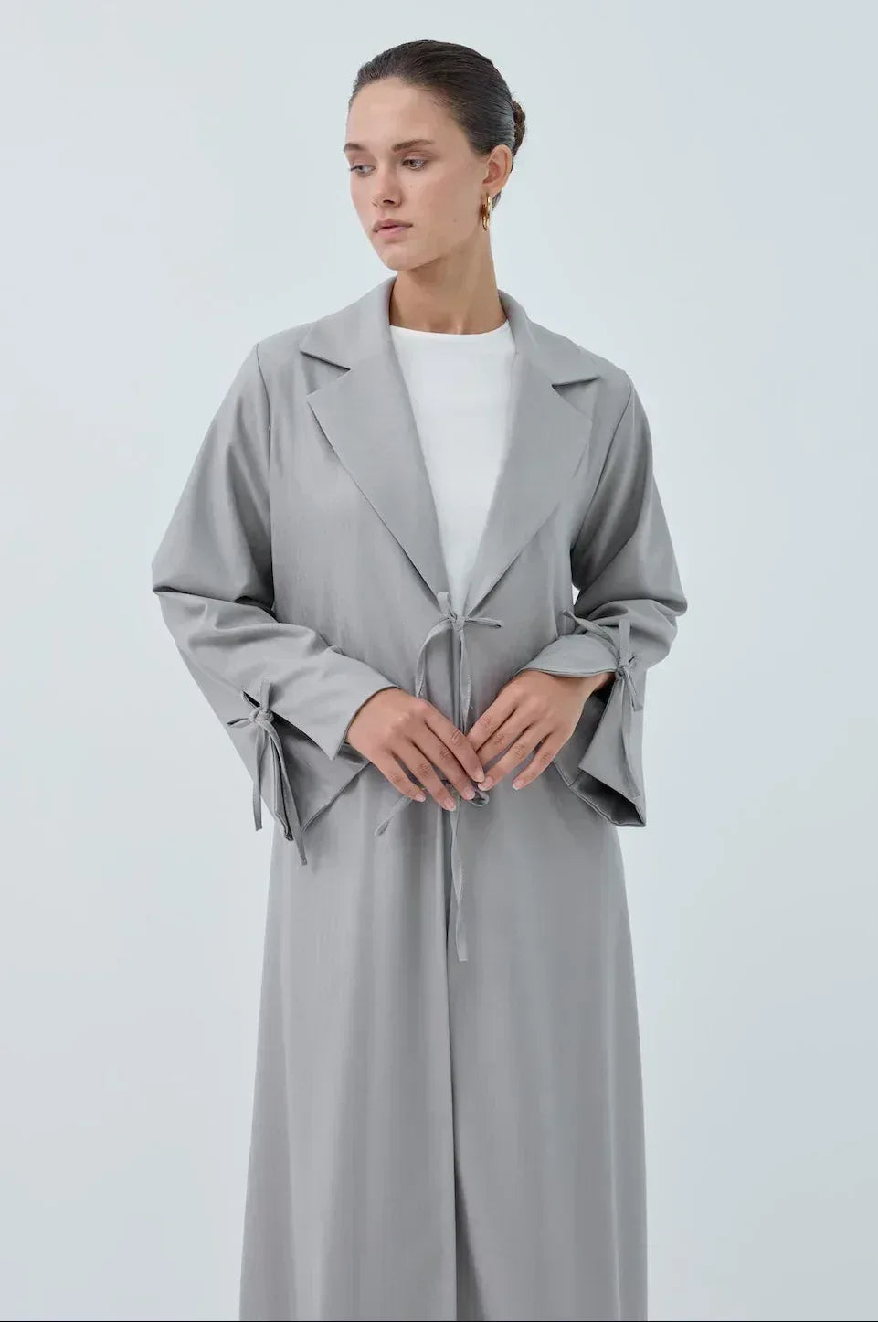 Ön Bağlamalı Abaya - VIADEL Atelier
