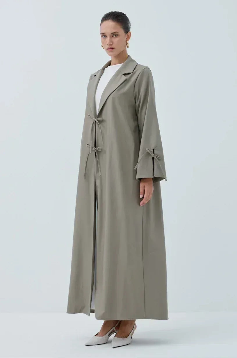 Ön Bağlamalı Abaya - VIADEL Atelier