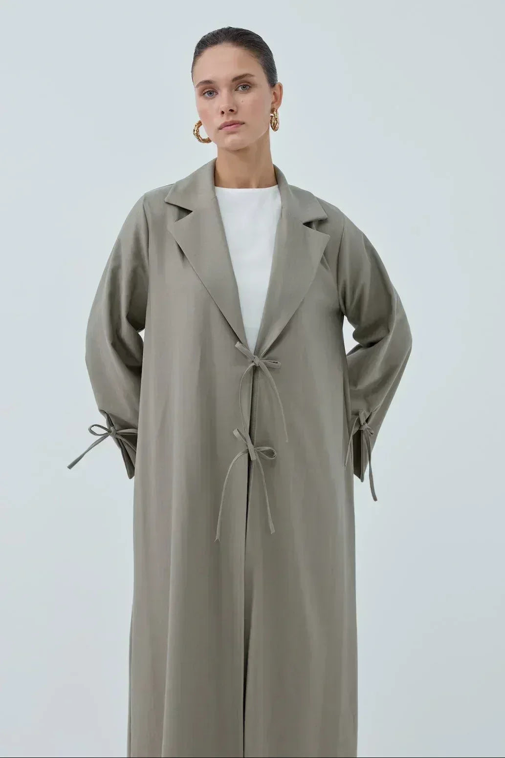 Ön Bağlamalı Abaya - VIADEL Atelier