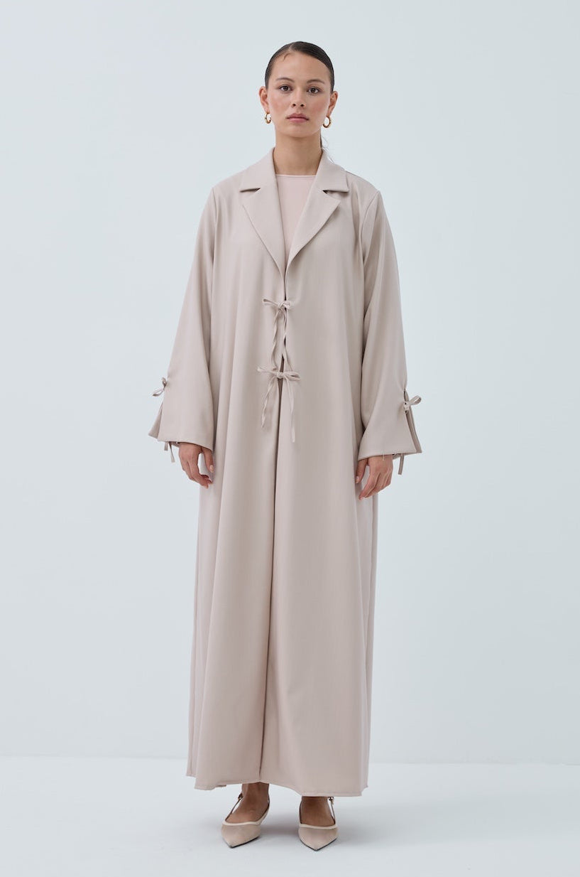 Ön Bağlamalı Abaya