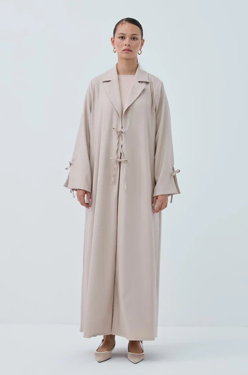 Ön Bağlamalı Abaya - VIADEL Atelier