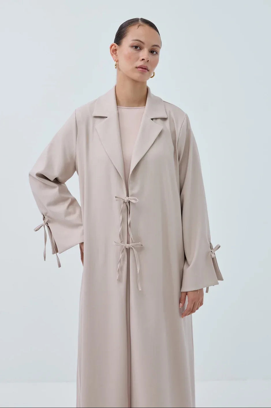 Ön Bağlamalı Abaya - VIADEL Atelier