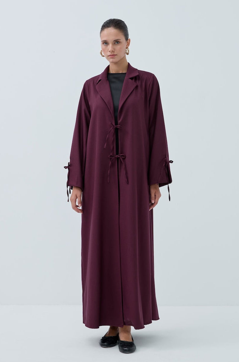 Ön Bağlamalı Abaya