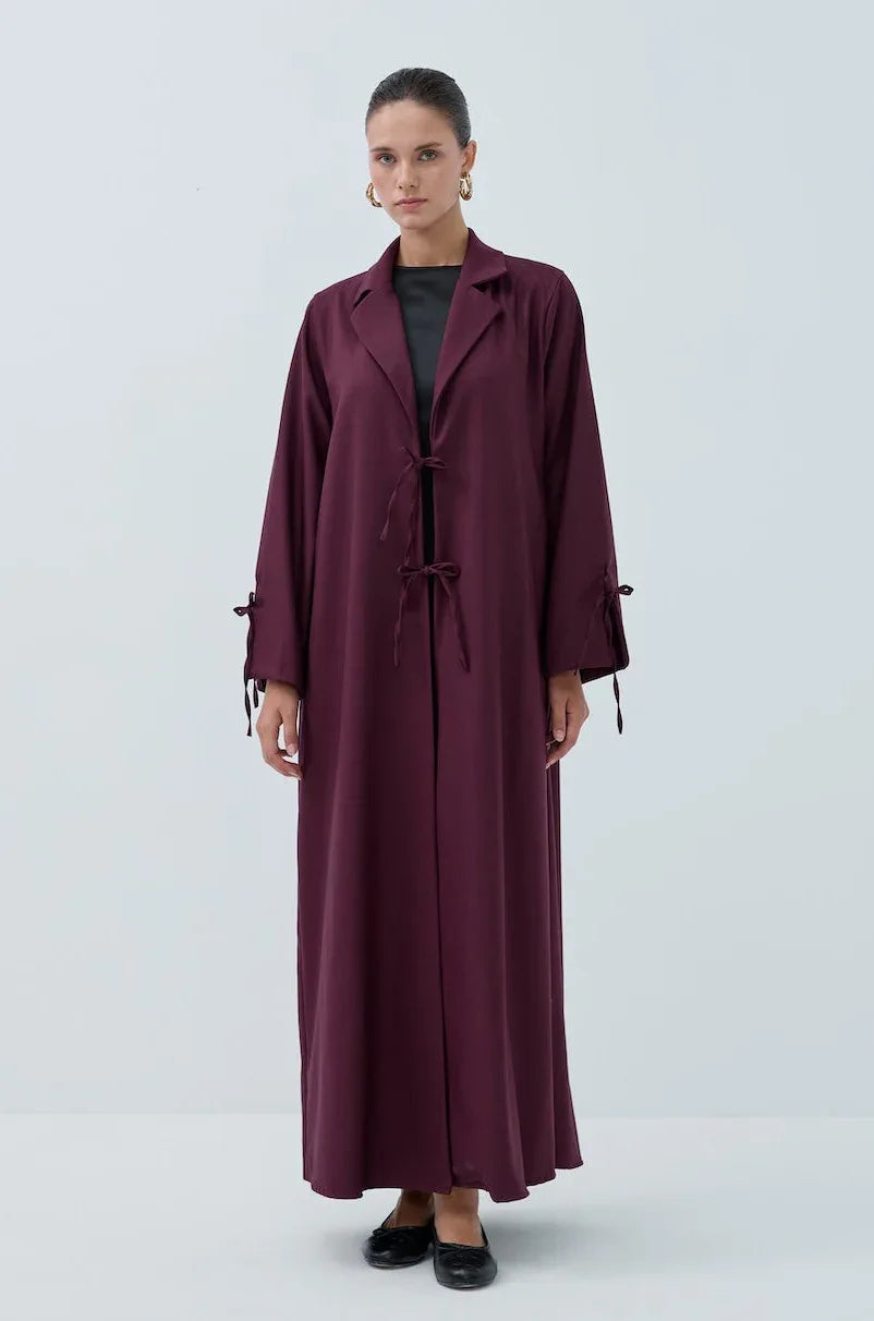 Ön Bağlamalı Abaya - VIADEL Atelier
