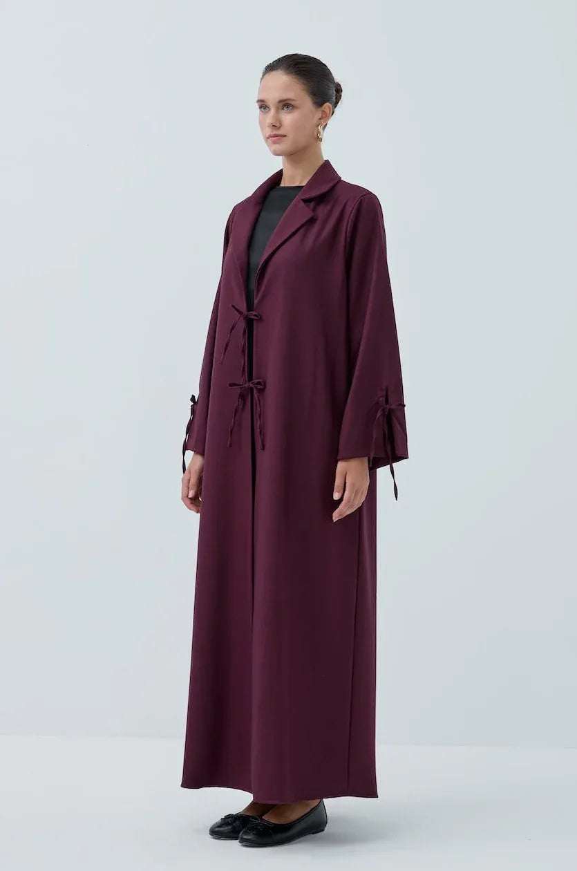 Ön Bağlamalı Abaya - VIADEL Atelier