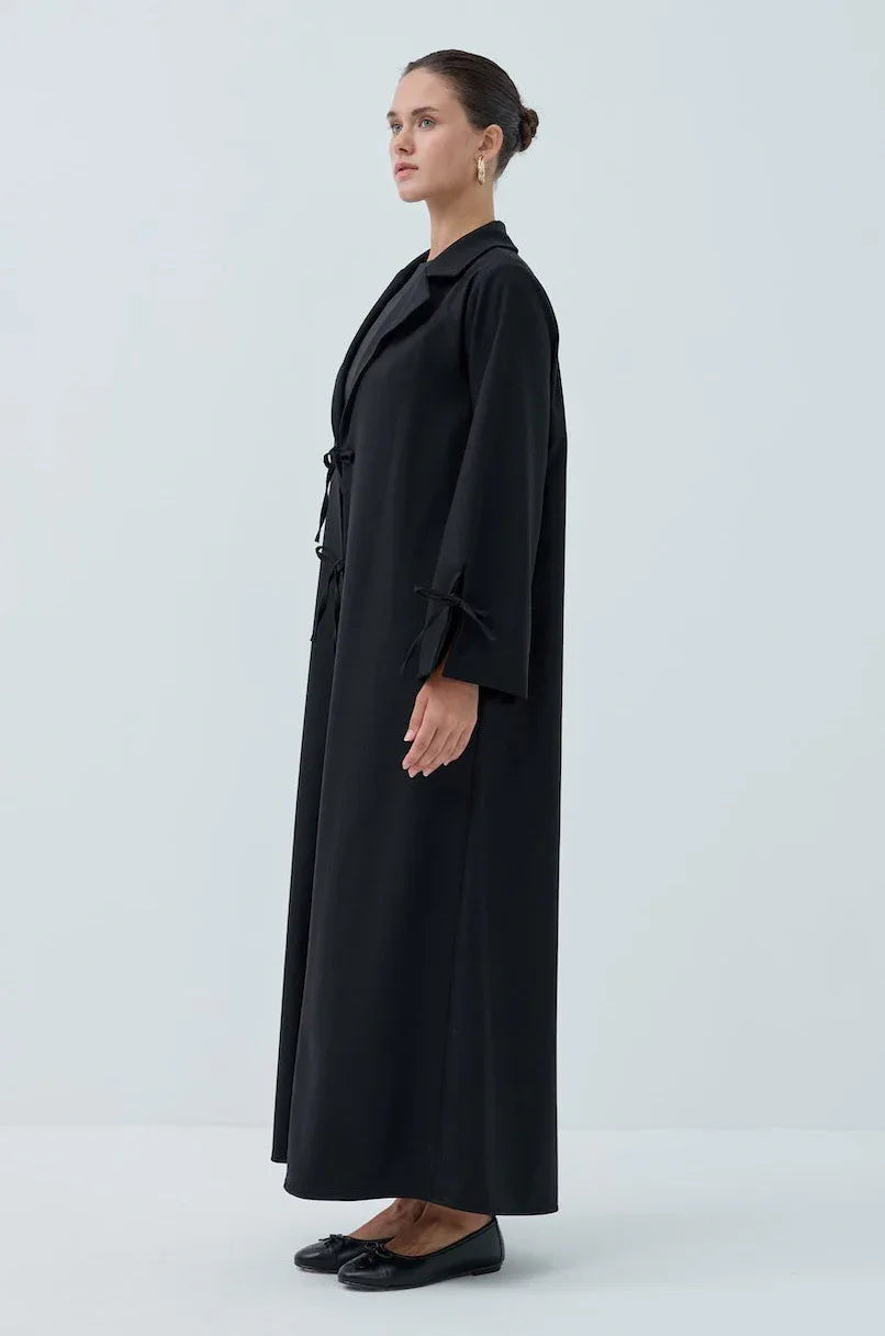 Ön Bağlamalı Abaya - VIADEL Atelier