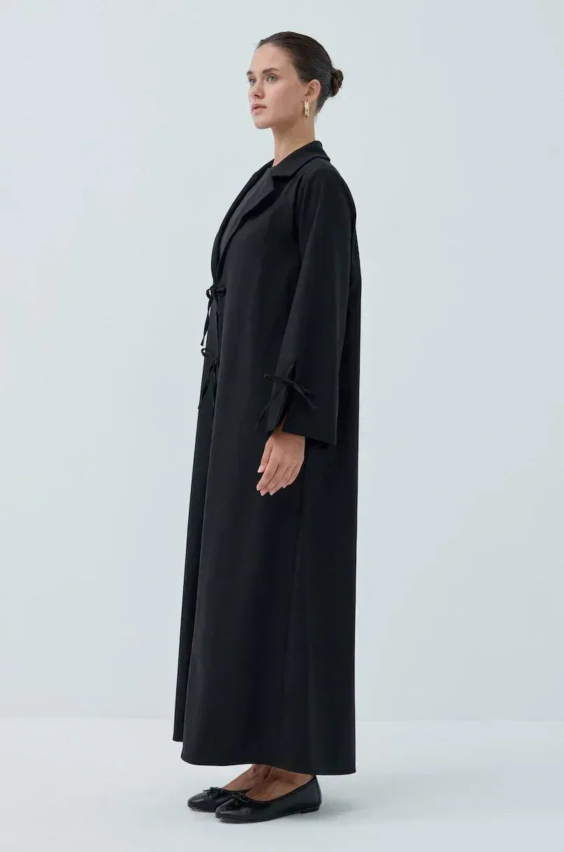 Ön Bağlamalı Abaya - VIADEL Atelier