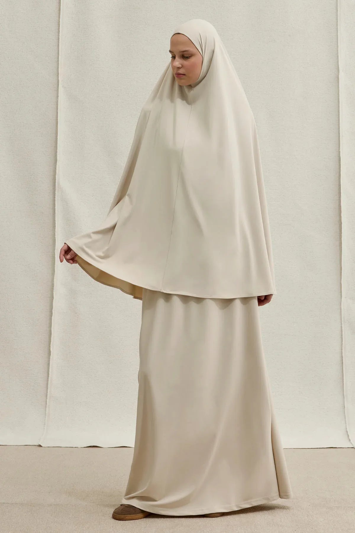 Harem Akışkan Khimar Taş İkili Takım