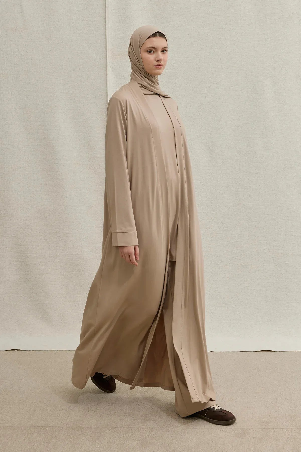 Actıve Modest Spor Vizon Üçlü Abaya Takım