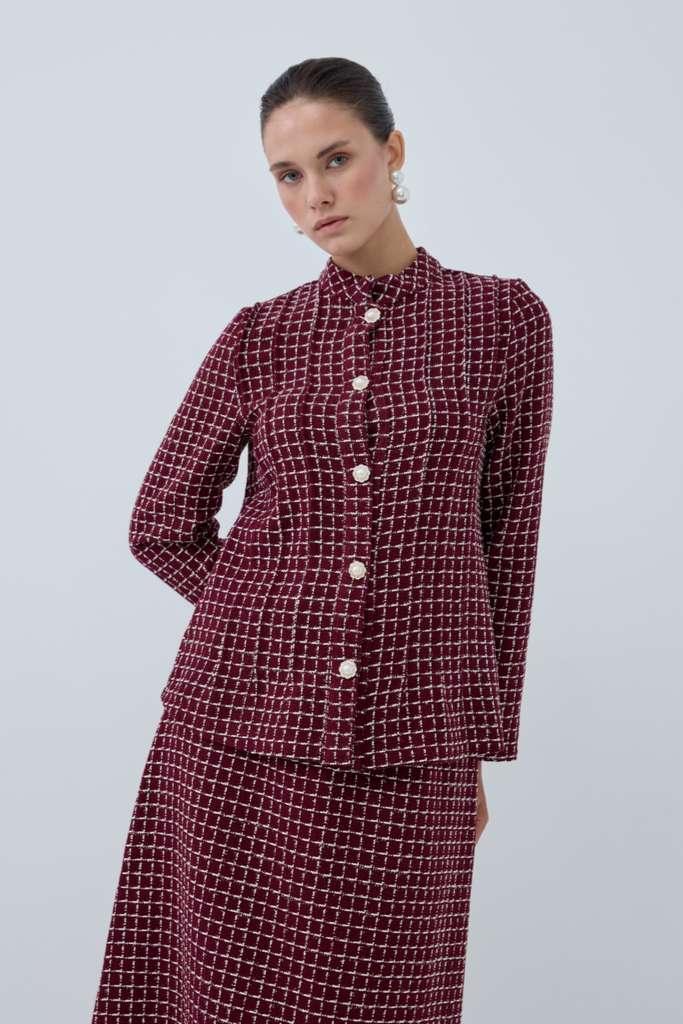 Simli Nervürlü Takım - VIADEL Atelier