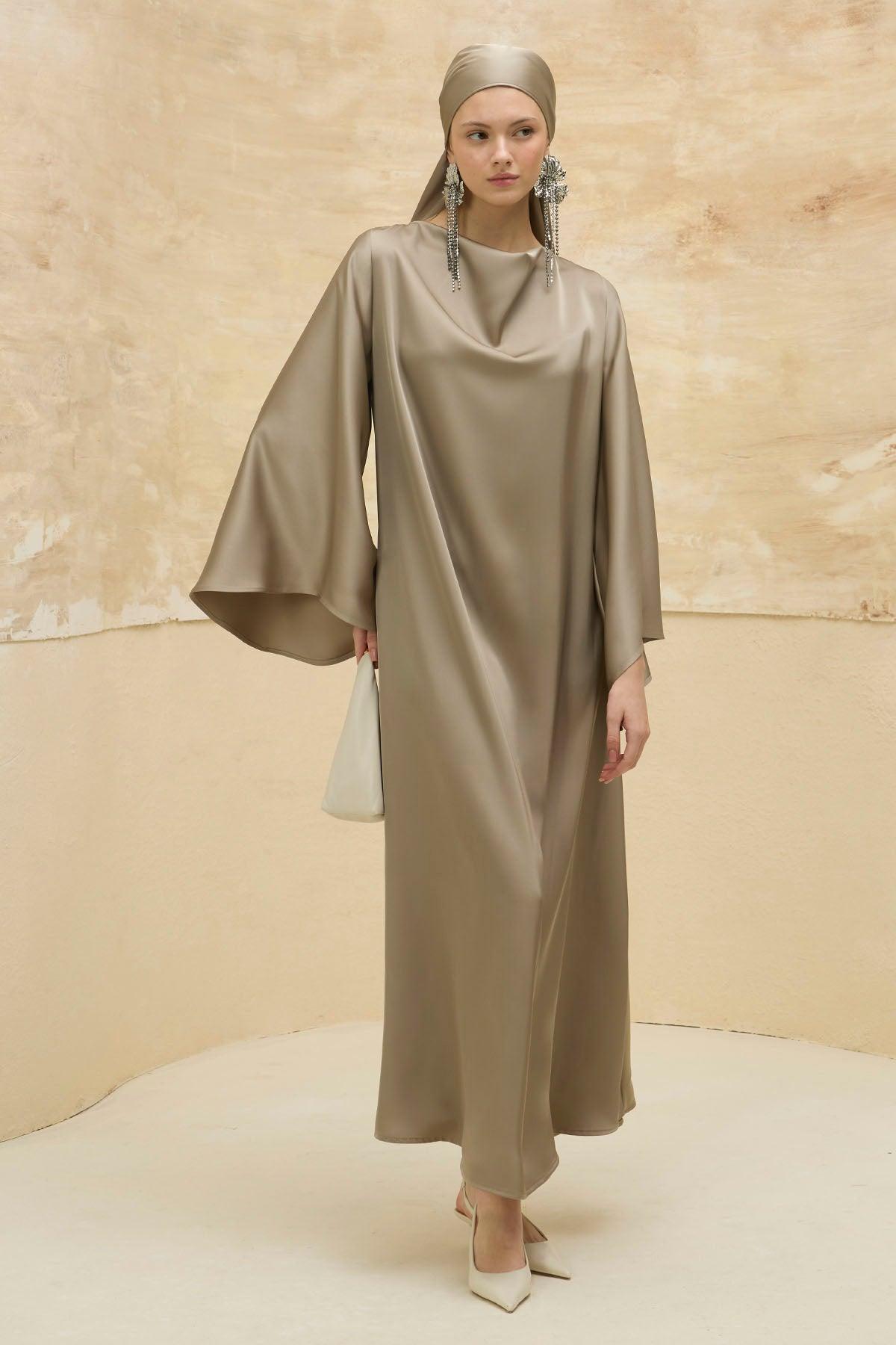 Reversible Satin Mink Dress