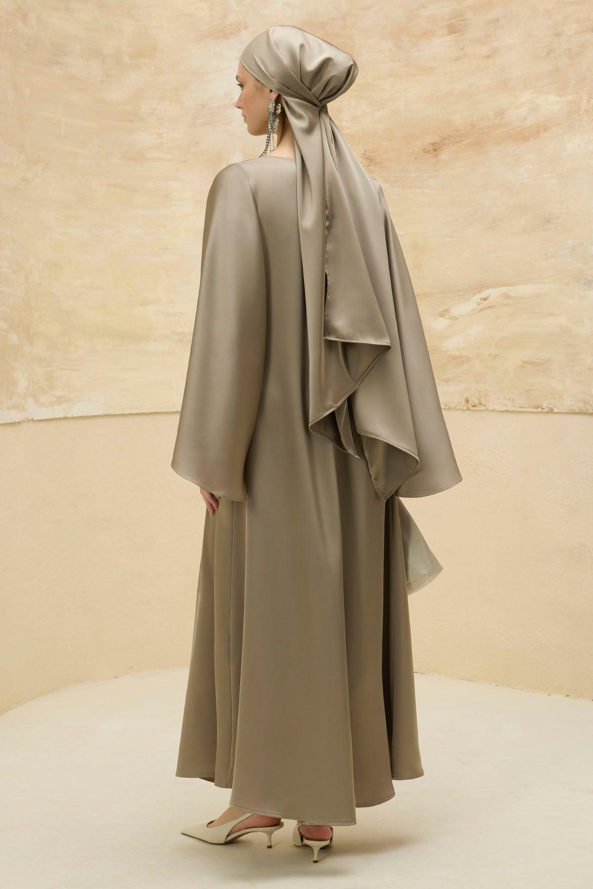 Reversible Satin Mink Dress