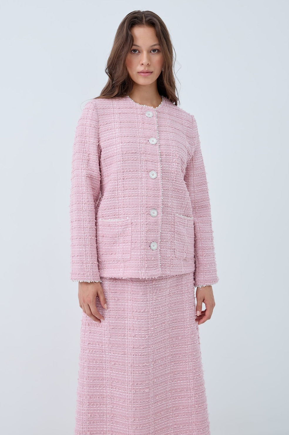 İnci Detaylı Etek Takım