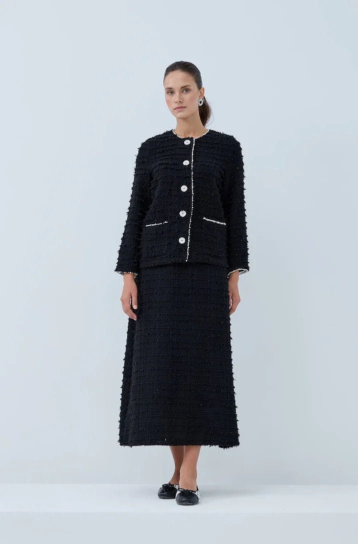 İnci Detaylı Etek Takım