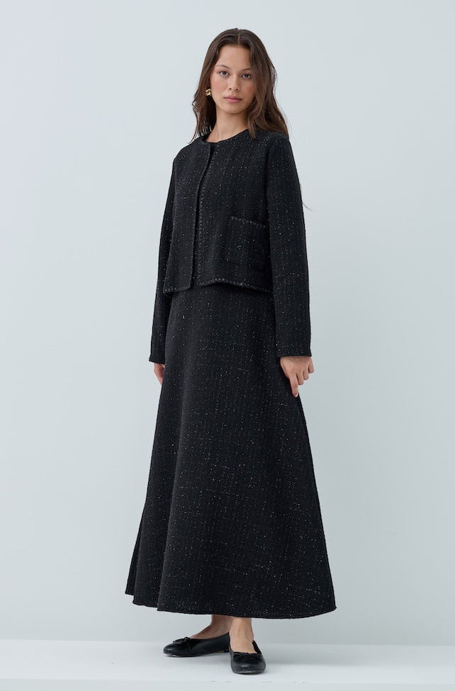 Simli İkili Ceket Elbise Takım