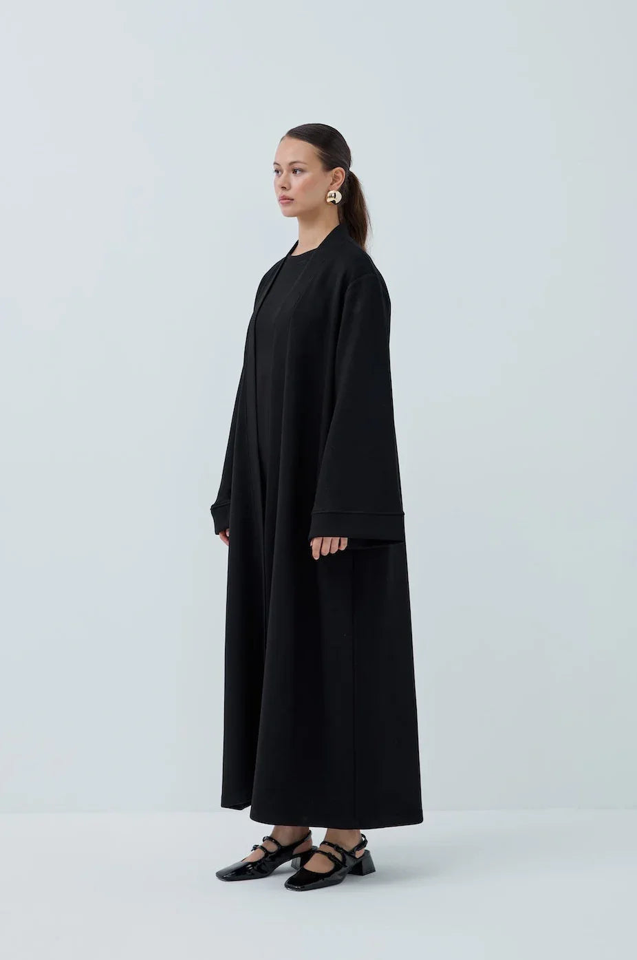 Oysho Kumaslı Basic Takım Abaya