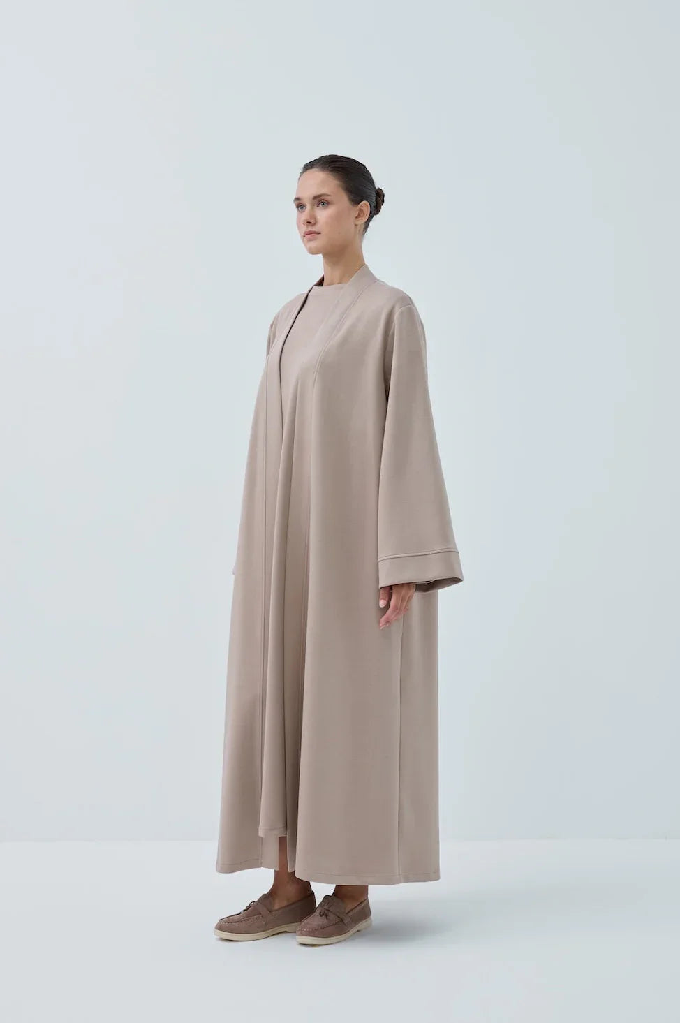 Oysho Kumaslı Basic Takım Abaya