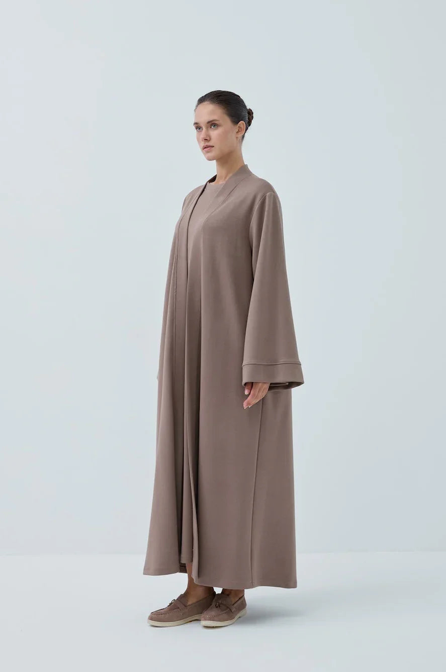 Oysho Kumaslı Basic Takım Abaya