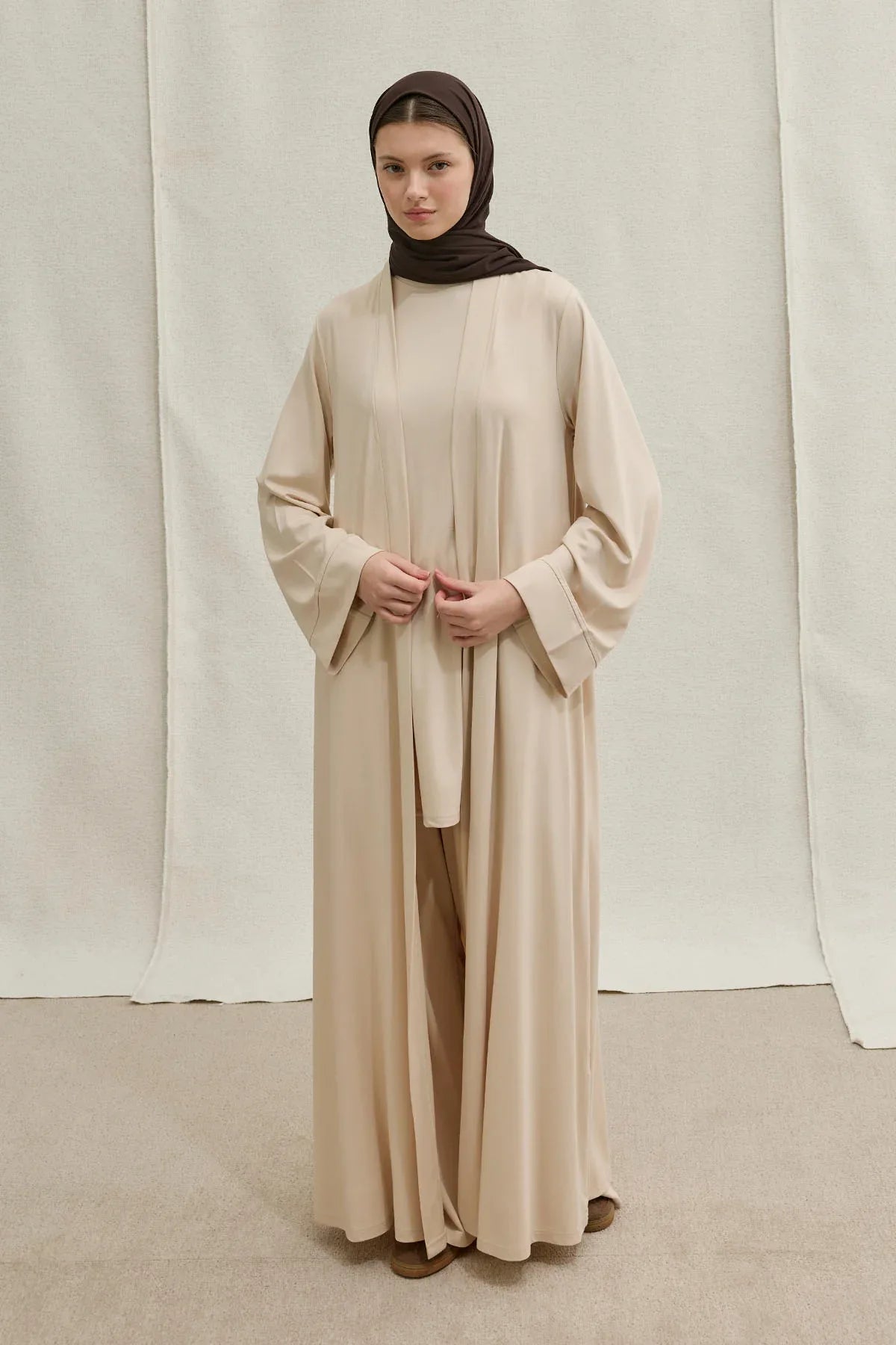 Actıve Modest Spor Taş Üçlü Abaya Takım