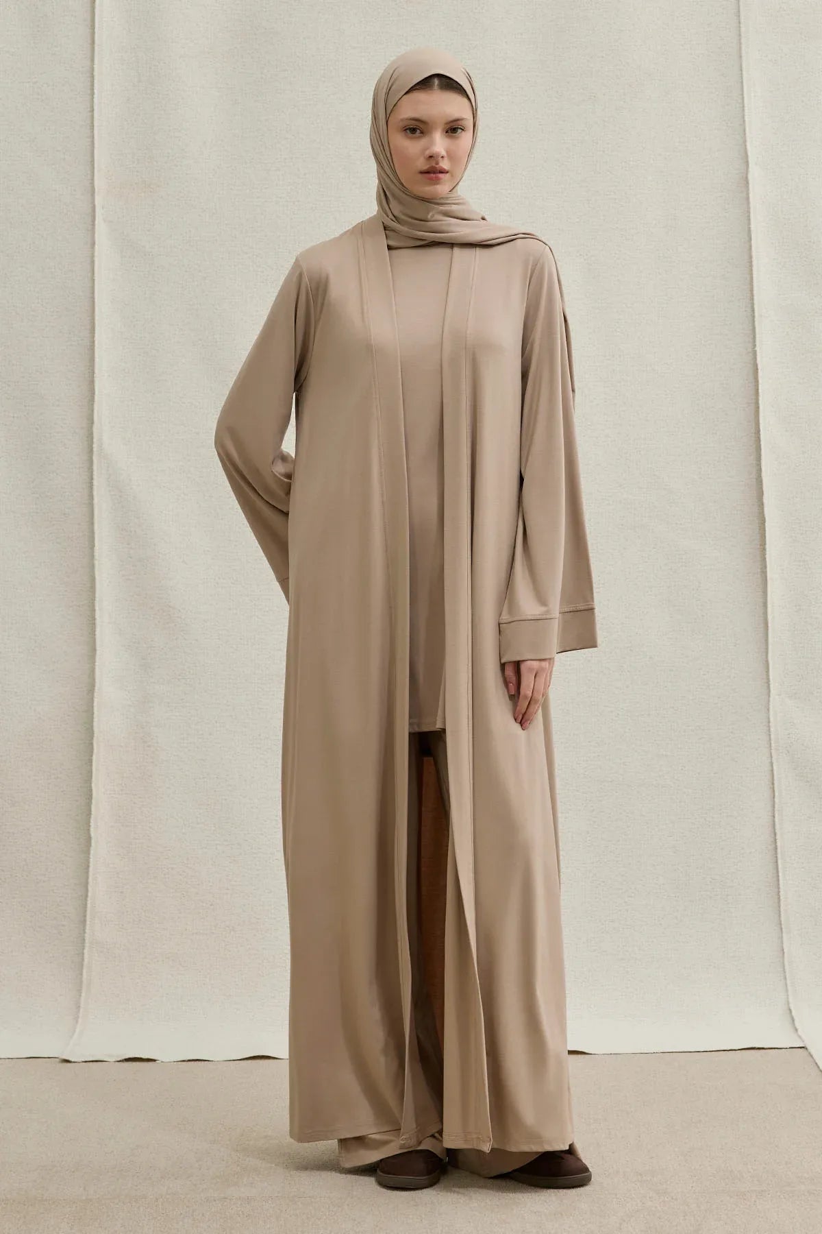 Actıve Modest Spor Vizon Üçlü Abaya Takım
