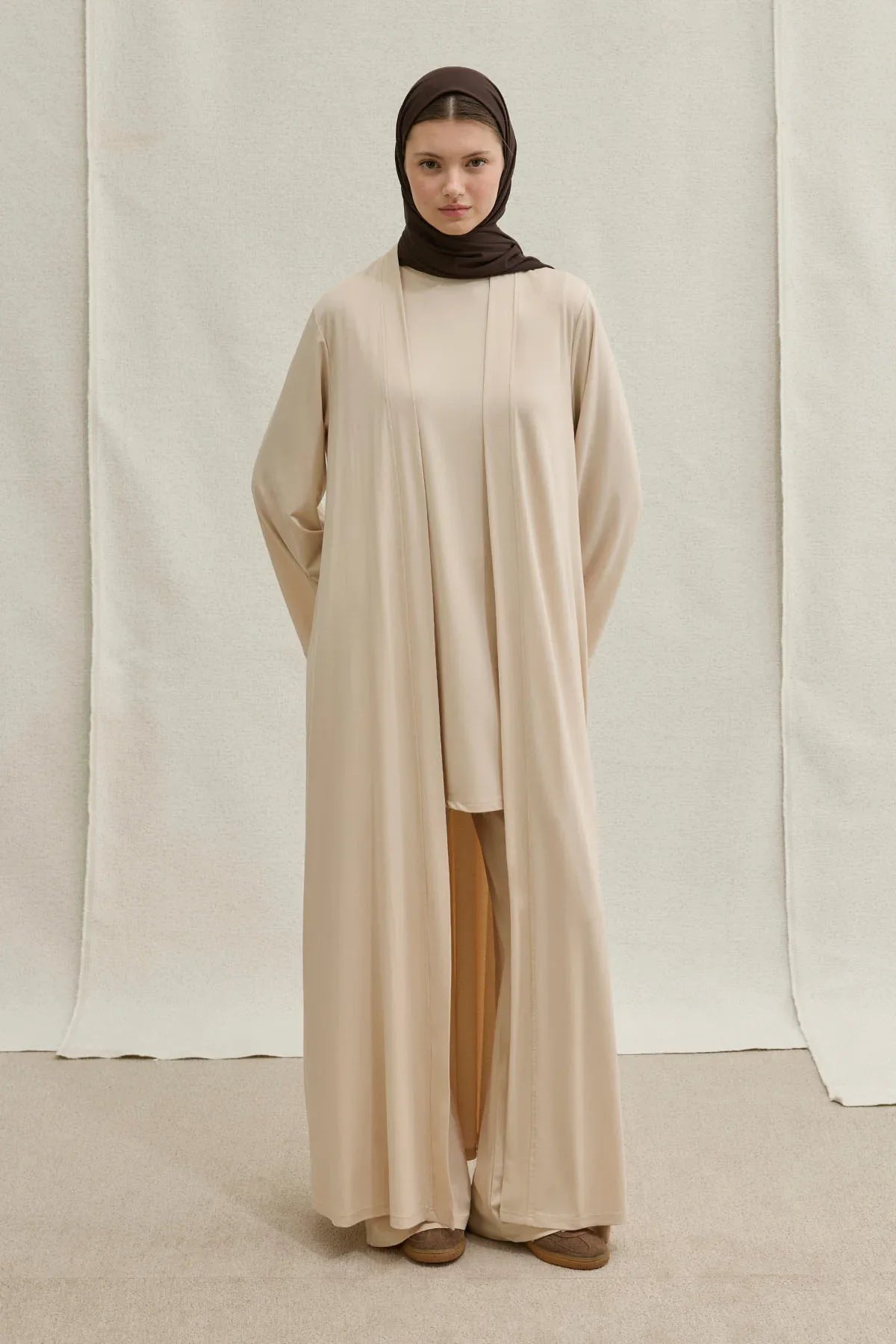 Actıve Modest Spor Taş Üçlü Abaya Takım