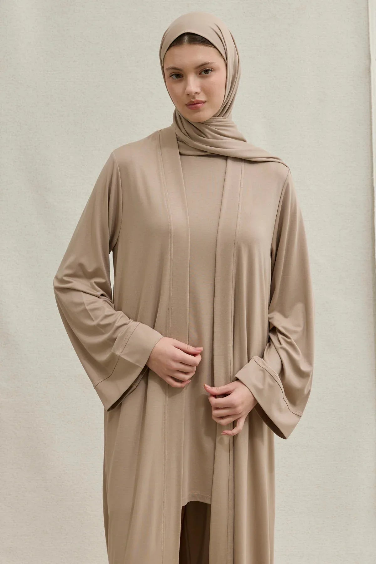 Actıve Modest Spor Vizon Üçlü Abaya Takım