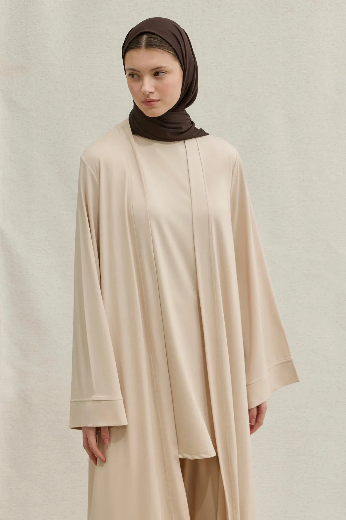 Actıve Modest Spor Taş Üçlü Abaya Takım